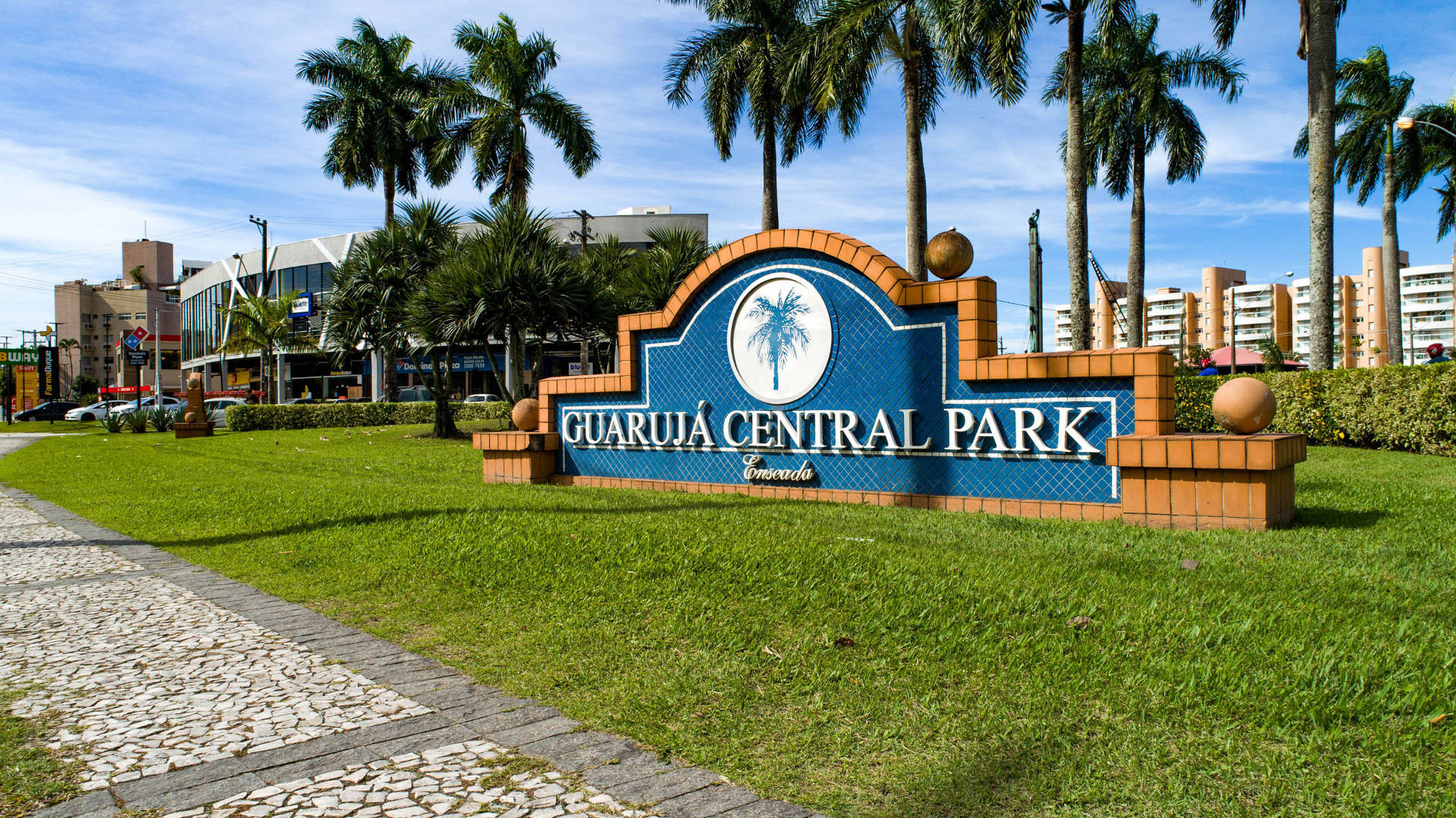 Vista panorâmica do Guarujá Central Park